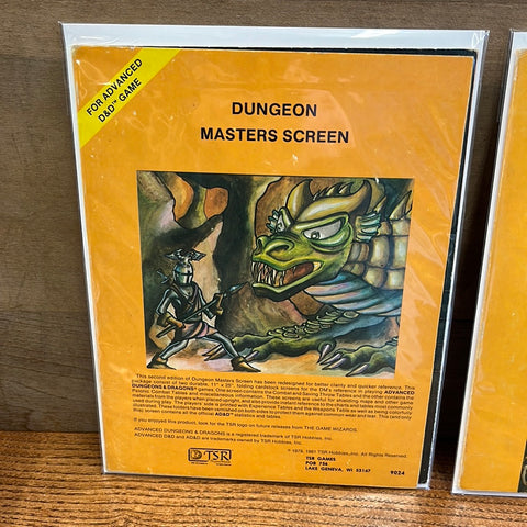 Dungeon Master Screen(2 Parts)