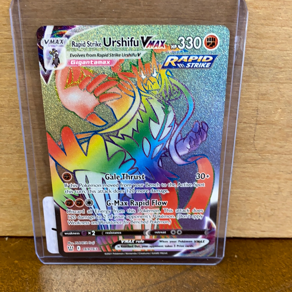 Rapid Strike Urshifu Vmax(Rainbow Rare) The Frugal Dutchman Rapid Strike Urshifu Vmax(Rainbow Rare) The Frugal Dutchman