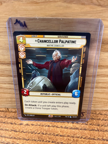 Chancellor Palpatine: Wartime Chancellor