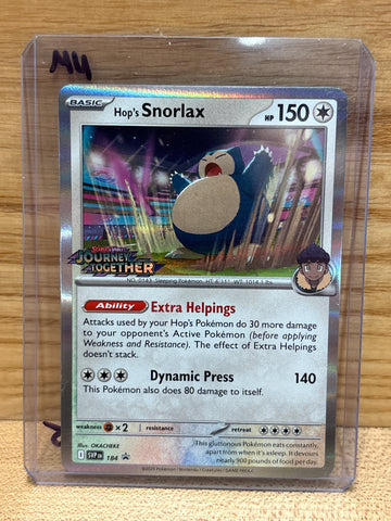Hop's Snorlax(Prerelease Promo)