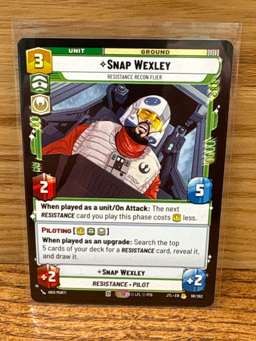 Snap Wexley: Resistance Recon Flier