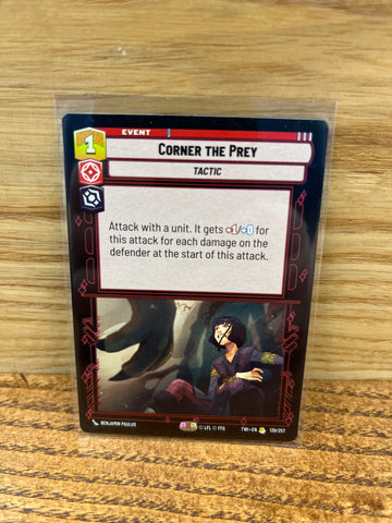 Corner the Prey