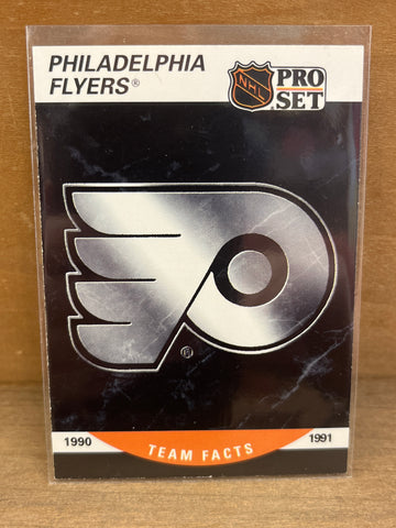 Philadelphia Flyers Team Facts(1991) Pro Set #579