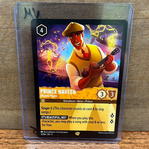 Prince Naveen: Ukelele Player