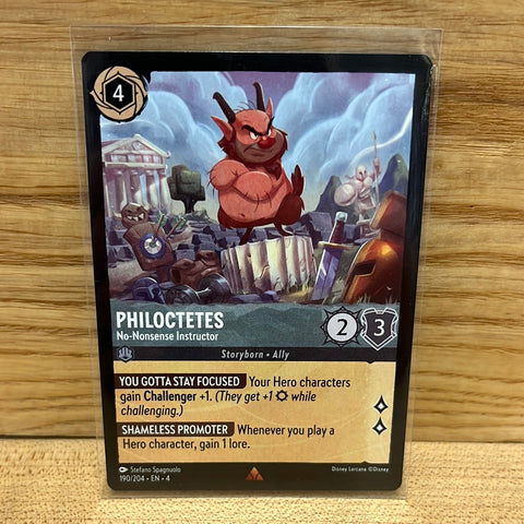 Philoctetes: No Nonsense Instructor