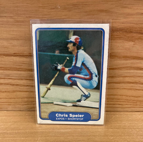 Chris Speier(1982) Fleer #209