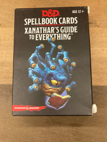 Xanathars Guide to Everything Spellbook Cards