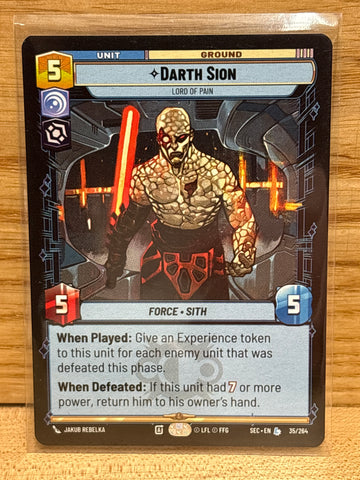 Darth Sion: Lord of Pain