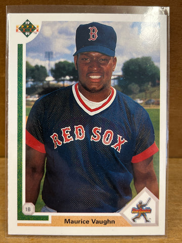 Maurice Vaughn(1991) Upper Deck #5