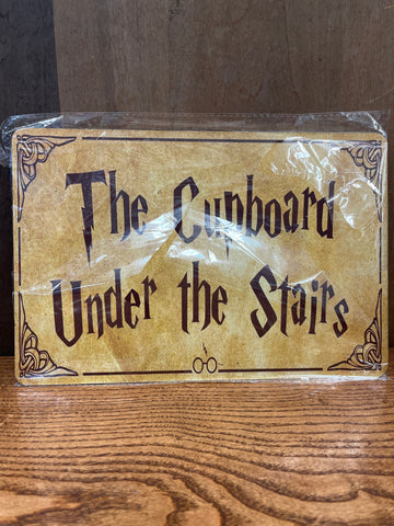 Cupboard Under the Stairs Sign