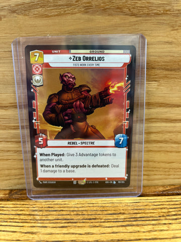 Zeb Orrelios:Fists Work Every Time