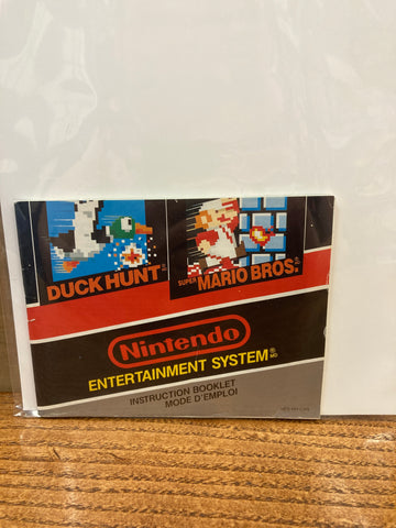 Duck Hunt/Mario Bros Manual(NES)