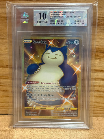 Snorlax(Gold) Graded(MNT 10)
