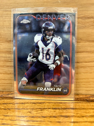 Troy Franklin(2024) Topps Chrome #215 RC