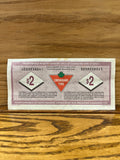 Canadian Tire Money: Two Dollar $2 2007