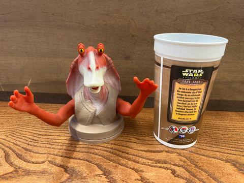 Jar Jar Binks Cup Topper - The Frugal Dutchman