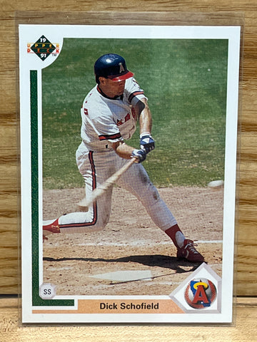 Dick Schofield(1991) Upper Deck #169