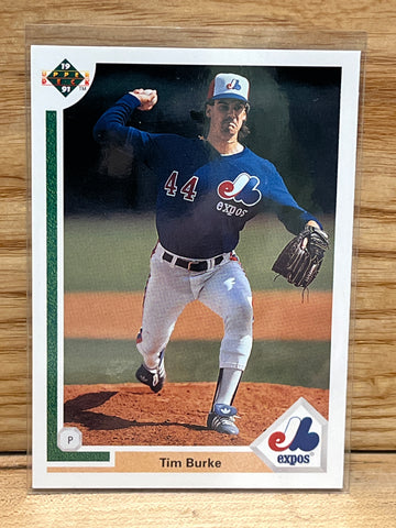 Tim Burke(1991) Upper Deck #215