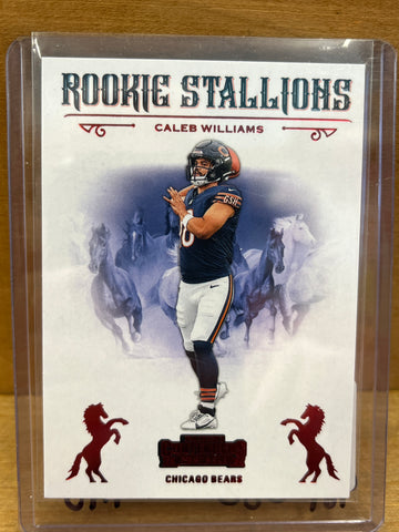 Caleb Williams(2024) Panini Contenders #1 Red