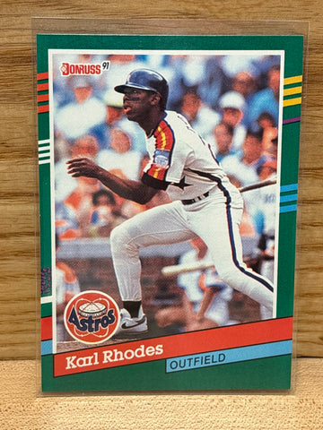 Karl Rhodes(1990) Donruss #698