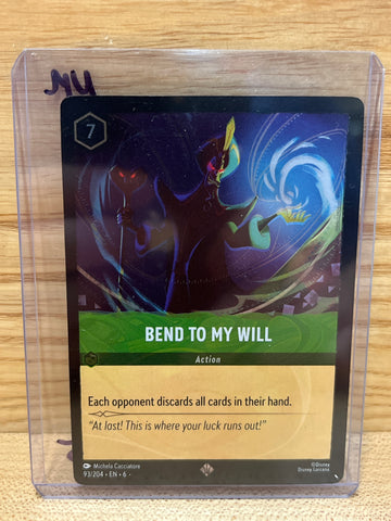 Bend to My Will(Foil)