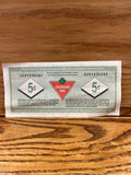 Canadian Tire Money: 5c 2008