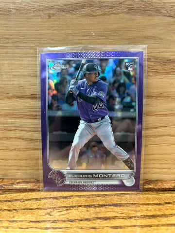 Elehuris Montero(2022) Topps Chrome #USC24 Purple