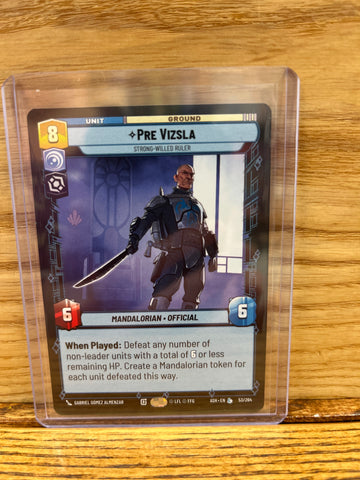 Pre Vizsla: Strong Willed Ruler