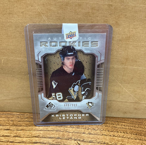 Kristopher Letang 688/999(2006) SP #148