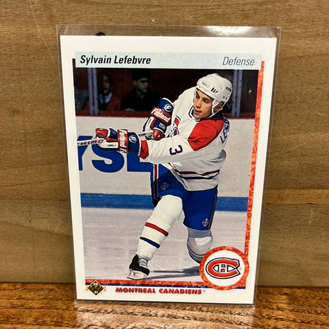 Sylvain Lefebvre(1991) Upper Deck #421