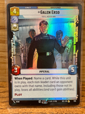 Galen Erso: You'll Never Win(Foil)