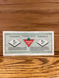 Canadian Tire Money: 5c 2012