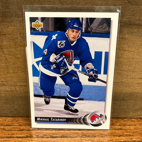 Mikhail Tatarinov: Quebec Nordiques(1992) #183