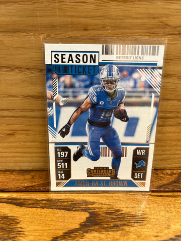 Amon-Ra St Brown(2024)Panini Contenders #33