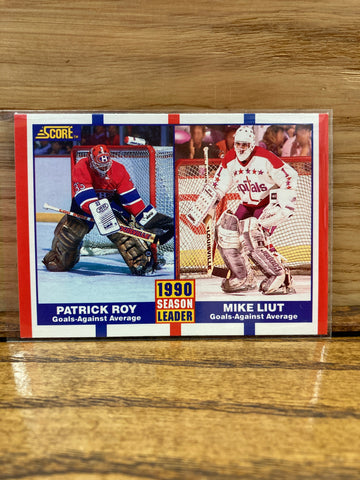 Patrick Roy/Mike Liut(1990) Score #354