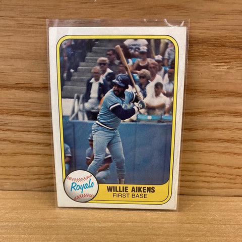 Willie Aikens(1981) Fleer #48