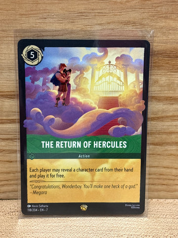 The Return of Hercules