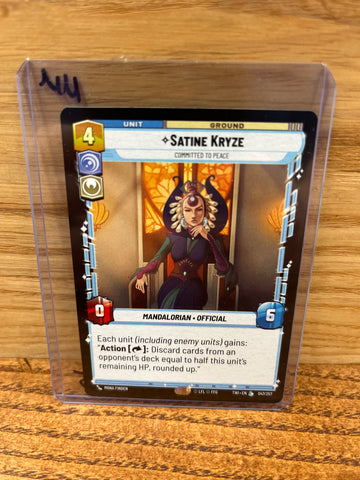 Satine Kryze:Committed to Peace