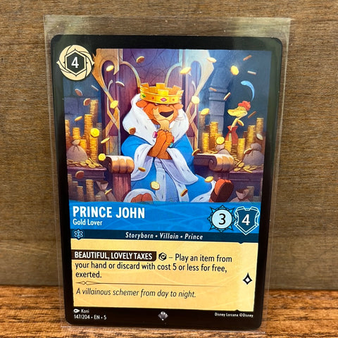 Prince John: Gold Lover