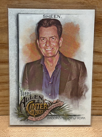Charlie Sheen(2022) Topps A&G #292
