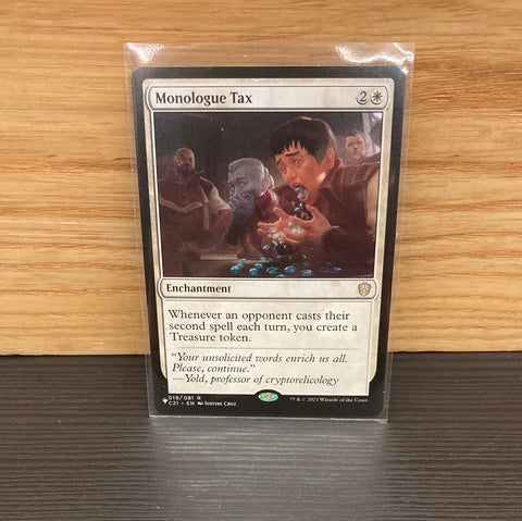 Monologue Tax