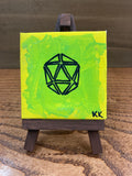 Dice Canvas & Easel