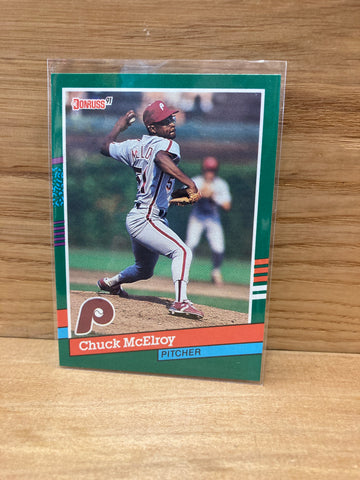 Chuck McElroy(1990) Donruss #709
