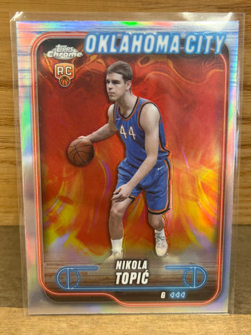 Nikola Topic(2025) Topps Chrome #119 Refractor