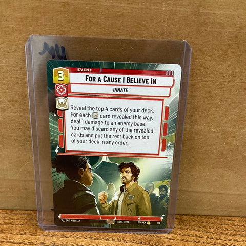 For a Cause I Believe In(Hyperspace)