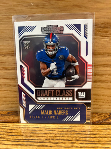 Malik Nabers(2024)Panini Contenders Draft Class #5