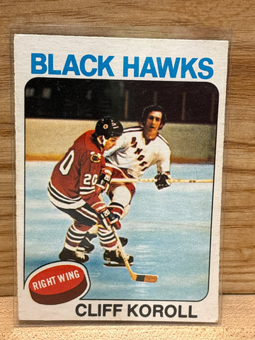 Cliff Koroll(1975) OPeeChee #139