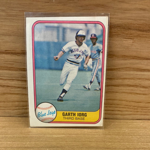 Garth Iorg(1981) Fleer #423