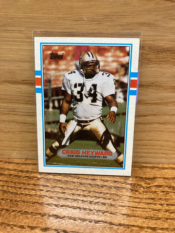 Craig Heyward(1989) Topps #158
