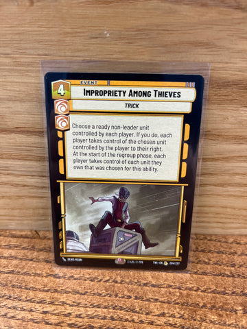 Impropriety Among Thieves